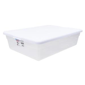 Sterilite 28qt./27L Boîte de rangement blanche avec couvercle - Product Image 1