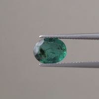 Esmeralda Natural Certificada IGI, Venta al por Mayor, Corte Ovalado de 2.4 Quilates, 10x8mm, Verde Premium, Encerado/Aceitado, Ideal para Joyería