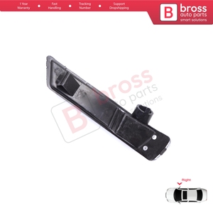 Lente de Espejo Retrovisor Lateral Derecho BSP1242-2 con Luz Indicadora Blanca Transparente para Focus 2007-2020 Mondeo MK4 2007-2015 8M5113B384AA - Product Image 2