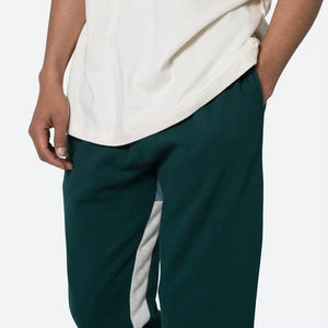 Pantalon de survêtement évasé 100% coton pour hommes, joggers avec logo personnalisé, streetwear Hip Hop délavé dans l'obscurité, anti-rides, graffiti, éclaboussures de peinture - Product Image 2