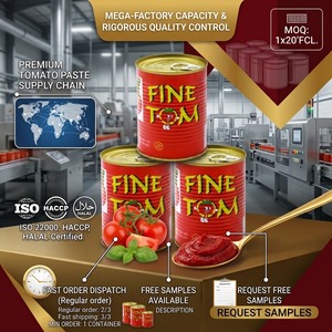 Vente en gros usine : Purée de <span class=keywords><strong>tomate</strong></span> en conserve 28-30 Brix, 70g, 2,2kg, Halal, <span class=keywords><strong>Double</strong></span> Concentré de <span class=keywords><strong>Tomate</strong></span> - Product Image 1