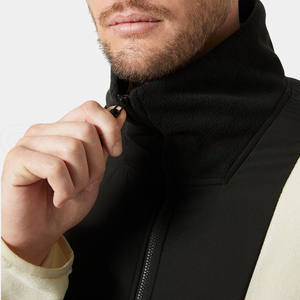 Sweat-shirt à fermeture éclair 1/4 personnalisé en polyester 2025 pour hommes, décontracté, grande taille, demi-zip, coton mélangé, sweat-shirt à fermeture éclair 1/4 pour hommes - Product Image 6