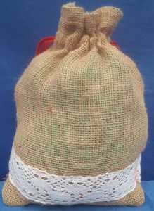 New Jute X-mas Sacks Christmas <b>Gifts</b> Jute <b>Bag</b> Party Favor Pouches Burlap Drawstring <b>Bag</b> Sacks Reusable Printed Wholesale Eco <b>Bag</b> - Product Image 5