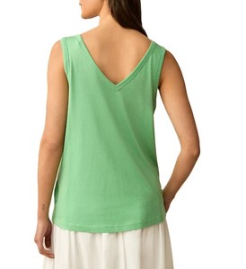 Ropa de gimnasio activa de algodón personalizada para mujer Chaleco de Yoga informal de verano camisetas sin mangas Jersey sólido venta al por mayor camisetas de gimnasio para mujer - Product Image 2