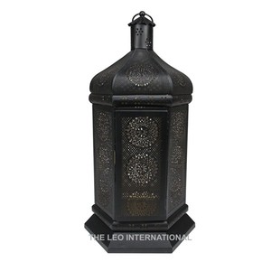 Standing Type Metal <b>Crafts</b> Decorative Hanging Lantern Garden <b>Supplies</b> Event Decoration Metal Lantern Handcrafts Candle Lantern - Product Image 5