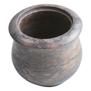 Olla de almacenamiento de mármol de forma moderna con diseño de acabado de colores múltiples, lo mejor para la decoración del hogar y los utensilios de cocina, olla bien diseñada - Product Image 1