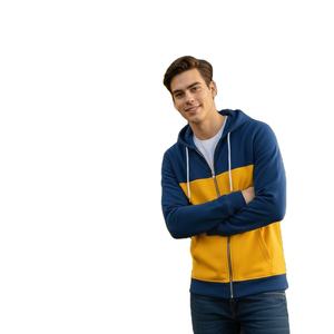 เสื้อฮู้ดดี้ผู้ชายไซส์ใหญ่ ผ้าเฟรนช์เทอร์รี่ ทรงหลวม ไหล่ตก ไม่มีเชือกผูก สำหรับผู้ชาย - Product Image 3