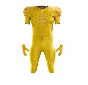 Uniforme de fútbol americano, Jersey transpirable, pantalones cortos, patrón de números, bordado, diseño superior, ropa de equipo de talla grande, buena tarifa y calidad - Product Image 4