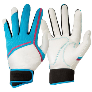 Guantes de bateo de béisbol de cuero OEM al por mayor protección de manos personalizable a precios razonables mejor calidad - Product Image 1