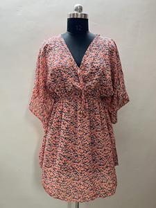 ชุดคลุมชายหาด Kaftan มีสไตล์ใหม่ฟรีไซส์เสื้อผ้าผู้หญิงขนาดฟรีไซส์ใส่สบายชุดใส่ไปคลับปาร์ตี้ที่รีสอร์ท - Product Image 6