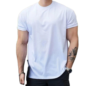 เสื้อยืดแขนสั้นออกกำลังกายระบายอากาศได้สำหรับผู้ชายเทรนด์ใหม่สำหรับออกกำลังกายแห้งเร็ว - Product Image 2