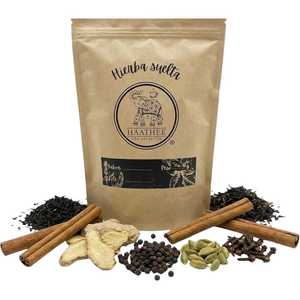 Confezione da 500 g di infuso tipo 'Chai Masala', una miscela di tè nero con spezie tradizionali. Aromatico e intenso, ideale per - Product Image 1