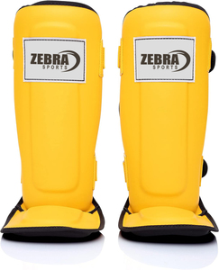 <b>Shin</b> Guards Leather Viking Custom Logo <b>Shin</b> <b>Pads</b> Protection MMA <b>Kickboxing</b> Boxing Muay Thai Taekwondo Leg Guards Christmas Sale - Product Image 3