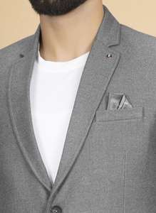 Top Quality <b>Mens</b> Light <b>Grey</b> Blazer <b>Coat</b> Comfortable Durable <b>Coat</b> For Daily Business Wear Available At Factory Direct Price - Product Image 5