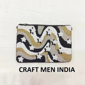 Pochette à bandoulière de tournesol perlée de graines 2025 pour les filles et les femmes fête et soirée pochette à fermeture éclair pour les femmes - Product Image 5