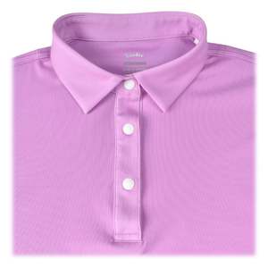 Handee N Golf o con Mangas Largas, Color Morado con Bordado Floral, Diseño C Tr - Product Image 4