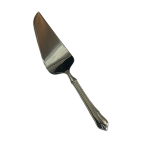 Hecho a mano de fábrica personalizado comprar mejor precio razonable de acero inoxidable plata espejo pulido cocina pastel servidor y juego de cuchillos - Product Image 6
