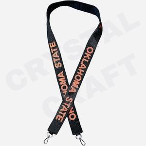 CRYSTAL CRAFT Georgia Tech Inde Style perles de verre de couleur personnalisée sangle de sac à main avec Logo et taille personnalisés - Product Image 5