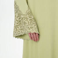 Nouvelle robe Abaya musulmane décontractée pour femmes, modèle pakistanais, respirante, légère, en polyester, design ouvert, couleur personnalisée, logo, vente en gros