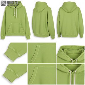 Pantalon de survêtement personnalisé délavé à l'acide Ensemble de sweats à capuche d'hiver à séchage rapide respirant 100% poche en coton de haute qualité pour hommes - Product Image 3