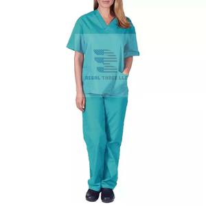 Uniforme de fregado para el personal de la Clínica del Hospital Conjunto de fregado Conjunto de Top y pantalones cómodos y duraderos - Product Image 3
