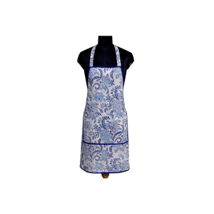 Tablier imprimé personnalisé indien imprimé en blocs 100% respirant 20 bâches coton 83 Cms tablier de cuisine à vendre - Product Image 3