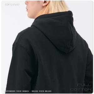 Sweats à capuche en coton 400 GSM doux et respirants prix d'usine chaud et confortable pour hommes et femmes vente en gros - Product Image 5