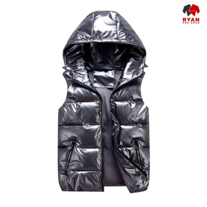 Gilet matelassé imperméable personnalisé Ryan Pro Gear pour hommes, tissu confortable, respirant et anti-boulochage, options de logo OEM - Product Image 5