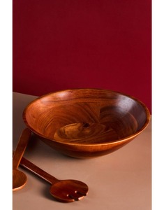 Tazón de Madera con Espátula S/2 - Product Image 2