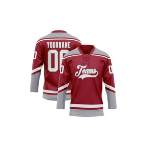 Jersey de Hockey sobre Hielo Sublimado con Diseño Personalizado, 100% Poliéster Transpirable, Bordado, Colores Personalizados, Ropa de Equipo de Alta Calidad - Product Image 3