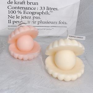 TOOWIN Pearl Shell Scented <b>Candles</b>, <b>Small</b> Pearl Gift Scented <b>Candles</b> - Product Image 3