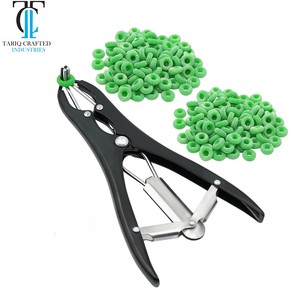 Elastador Veterinario, Herramienta de Castración, Aplicador de Anillos de Goma para Ovejas, Cabras y Corderos, TARIQ CRAFTED INDUSTRIES - Product Image 4