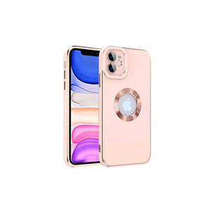 Funda de Silicona Color Oro Rosa Serie Kongo para iPhone 11, 11 Pro, 14 Plus, 7 Plus, TPU Suave Premium, Antigolpes, Acabado Esmerilado - Product Image 1
