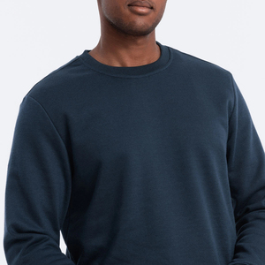 OEM/ODM hecho a medida 100% algodón 350 GSM sudadera de alta calidad de gran tamaño Boxy Fit Basics cuello redondo sudaderas con capucha y sudadera - Product Image 5