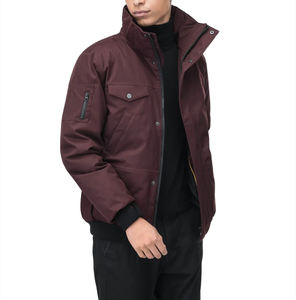 Blouson Bomber Stanford 2025 Unisexe Logo Personnalisé OEM Hiver Décontracté Sport Course à Pieds Capuche Dissimulée Doublure Sherpa - Product Image 4