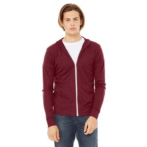 Sweat à capuche personnalisé avec broderie, impression numérique et molleton uni en coton/bambou pour l'hiver - Product Image 4