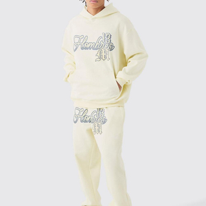 Survêtements 100% coton pour hommes, ensembles respirants pour l'hiver, fabriqués au Pakistan, avec logo personnalisé imprimé, au prix de gros - Product Image 1