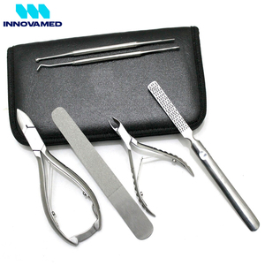 Ensemble d'outils de podologie professionnels en acier inoxydable, coupe-ongles robuste et instruments de soin des pieds pour pédicure - Product Image 2
