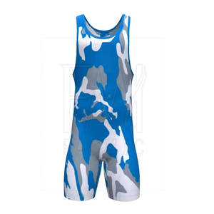 Pakistan Manufacturer Men's Weightlifting Singlets For Custom Color Best Quality Sublimation <b>Wrestling</b> Singlets - Product Image 2