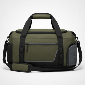 Bolsa de lona diseñada con una forma práctica, interior espacioso y correa de hombro cómoda para viajes, deportes y uso diario. - Product Image 4