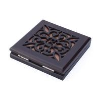 Boîte de rangement et de présentation de pièces de monnaie rectangulaire personnalisée - Boîte cadeau luxueuse en velours de 40 mm avec logo