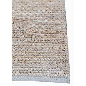 พรมปูพื้นทรงสี่เหลี่ยมผืนผ้าลายปะติดปะต่อ Nomadic Threads รุ่น PDJT-242 สีงาช้าง ทำจากเส้นใยป่านและปอกระเจา สำหรับห้องโถง ห้องนั่งเล่น และห้องนอน - Product Image 4