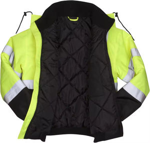 ANSI 2025 vente en gros classe 3 haute visibilité vêtements de sécurité imperméable réfléchissant construction de routes fabrication de vestes d'hiver - Product Image 4