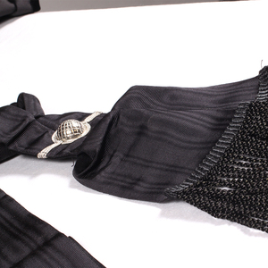 Ceinture de cérémonie noire en gros avec tissu brodé et badges d'uniforme de décoration en dentelle - Product Image 1