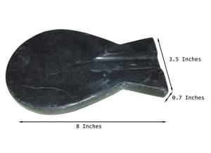 ที่พักช้อนหินอ่อนม้าลายสีดำที่พักช้อนแฮนด์เมดหินอ่อนสีดำ - Product Image 6