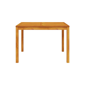 モダンな耐久性のある屋外ソリッドチークスクエアダイニングセット庭とパティオスペース用の快適なアームチェア - Product Image 5