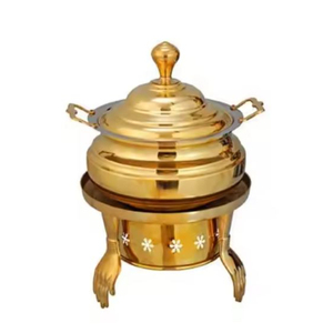 Plats de service de nourriture avec serveur de buffet de chaleur fournitures de restaurant d'hôtel élégant plat de service sur le thème du Ramadan - Product Image 1