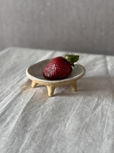 Elegante cuenco decorativo de mármol Crema para el centro de mesa del hogar elegante plato de exhibición de piedra Ideal para sala de estar cocina y mesa - Product Image 6