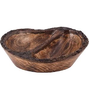 Plateau en bois fait à la main de haute qualité avec accessoires de cuisine polis plat de bol de fruits d'eau de produit pour l'hôtel à la maison - Product Image 3