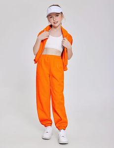 Conjunto de Sudadera con Capucha y Pantalones Deportivos de Dos Piezas para Niñas, Transpirable, Cálido, de Forro Polar, Ropa Premium para Actividades al Aire Libre - Product Image 4